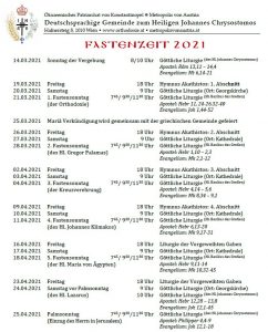 Link zum Programm der Großen Fastenzeit 2021